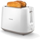 Philips Daily Collection Toaster HD2581/00 weiß, 900 Watt, für 2 Scheiben Toast