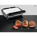 Tefal OptiGrill Elite GC750D, Kontaktgrill silber/schwarz, 2.000 Watt