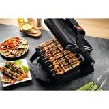 Tefal OptiGrill+ GC712D34, Kontaktgrill silber/schwarz, 2.000 Watt