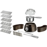 Unold Chocolatier 48667, Fondue braun/silber, 25 Watt, Topf 0,25 Liter