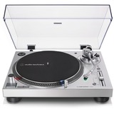 Audio-Technica AT-LP120XUSB, Plattenspieler silber, Phono-Vorverstärker, USB-Anschluss