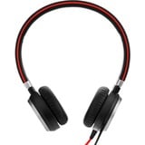 Jabra Evolve 40 UC Duo, Headset schwarz/silber