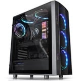 Thermaltake Versa J25 TG RGB, Tower-Gehäuse schwarz, Tempered Glass