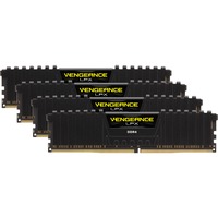 Corsair DIMM 32 GB DDR4-3200 (4x 8 GB) Quad-Kit, Arbeitsspeicher CMK32GX4M4Z3200C16, Vengeance LPX, INTEL XMP