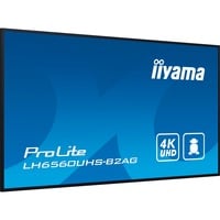 iiyama ProLite LH6560UHS-B2AG, Public Display schwarz (matt), UltraHD/4K, VA, Lautsprecher,