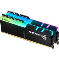 G.Skill DIMM 32 GB DDR4-4266 (2x 16 GB) Dual-Kit, Arbeitsspeicher schwarz, F4-4266C19D-32GTZR, Trident Z RGB, INTEL XMP