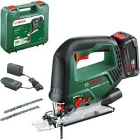 Bosch Akku-Stichsäge AdvancedSaw 18V-140 grün, Li-Ionen Akku 2,0Ah, Koffer, POWER FOR ALL ALLIANCE