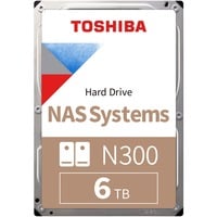 Toshiba N300 6 TB, Festplatte SATA 6 Gb/s, 3,5", Bulk