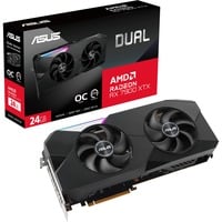 ASUS Radeon RX 7900 XTX DUAL OC, Grafikkarte RDNA 3, GDDR6, 3x DisplayPort, 1x HDMI 2.1