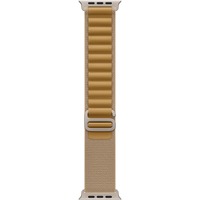 Apple 49 mm Alpine Loop, Uhrenarmband beige/titan, Größe S