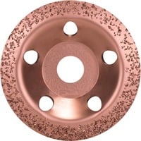 Bosch Carbide-Schleifkopf, Ø 115mm, mittelgrob, schräg, Schleifscheibe Bohrung 22,23mm