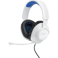 JBL Quantum 100P Console, Gaming-Headset weiß/blau