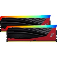 Kingston FURY DIMM 48 GB DDR5-8000 (2x 24 GB) Dual-Kit	, Arbeitsspeicher carbon/rot, KF580C36RLAK2-48, Renegade RGB, INTEL XMP