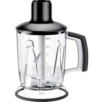 Braun Zerkleinerer- / Mixer-Aufsatz 1,25 Liter schwarz/transparent, für Stabmixer MultiQuick 7 / MultiQuick 9