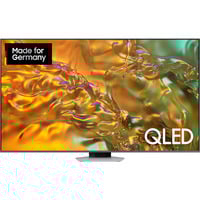 SAMSUNG GQ-55Q80D, QLED-Fernseher 138 cm (55 Zoll), silber/schwarz, UltraHD/4K, HDR, Twin Tuner, Direct Full Array, 120Hz Panel