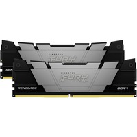 Kingston FURY DIMM 16 GB DDR4-3600 (2x 8 GB) Dual-Kit, Arbeitsspeicher schwarz, KF436C16RB2K2/16, Renegade, INTEL XMP