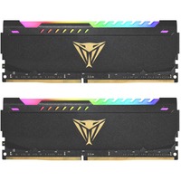 Patriot DIMM 16 GB DDR4-3200 (2x 8 GB) Dual-Kit, Arbeitsspeicher schwarz, PVSR416G320C6K, Viper Steel RGB, INTEL XMP