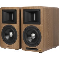 Edifier  AIRPULSE A80 , Lautsprecher holz, Hi-Res-Audio, Bluetooth, Bändchenhochtöner, Paar