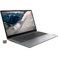 Lenovo IdeaPad 1 15AMN7 (82VG004QGE), Notebook grau, AMD Ryzen 5 7520U, AMD Radeon 610M, 8 GB LPDDR5, 512 GB SSD, Windows 11 Home 64-Bit