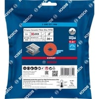 Bosch X-LOCK Expert R782 Prisma Ceramic Fiberschleifscheibe, Ø 125mm, K36 5 Stück, Bohrung 22,23mm