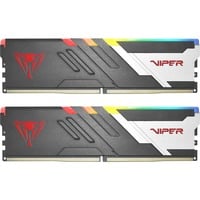 Patriot DIMM 64 GB DDR5-6000 (2x 32 GB) Dual-Kit, Arbeitsspeicher schwarz, PVVR564G600C30K, Viper Venom RGB, INTEL XMP, AMD EXPO