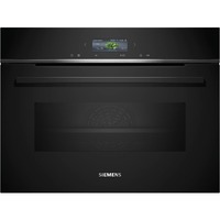 Siemens CM724G1B1 IQ700, Backofen schwarz/edelstahl, mit Mikrowellenfunktion, 60 cm, Home Connect