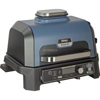 Ninja Woodfire Pro Connect XL Outdoor Elektrogrill & Smoker blau/schwarz, 1.700 Watt