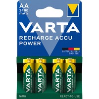 VARTA Recharge Accu Power AA, Akku 4 Stück, AA