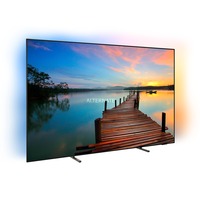 Philips 77OLED818/12, LED-Fernseher 194 cm (77 Zoll), dunkelgrau, UltraHD/4K, WLAN, Ambilight, Dolby Vision, 120Hz Panel