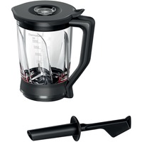 Bosch ThermoSafe Glas-Mixeraufsatz MUZ9MX2 schwarz, für Küchenmaschine OptiMUM Serie 8 (Typennummer MUM9xxx)