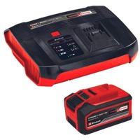 Einhell PXC-PLUS Starter-Set, 18V 4-6Ah & 6A Boostcharger schwarz/rot, inkl. Akku Power-X-Change Plus 18V 4-6Ah