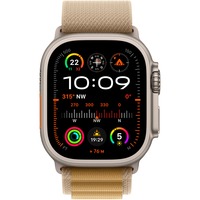 Apple Watch Ultra 2, Smartwatch grau, 49 mm, Alpine Loop Mandel, Titangehäuse, Cellular