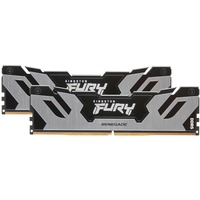 Kingston FURY DIMM 48 GB DDR5-7200 (2x 24 GB) Dual-Kit, Arbeitsspeicher silber/schwarz, KF572C38RSK2-48, Renegade, INTEL XMP