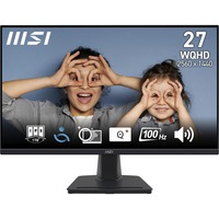 MSI PRO MP275QDE, LED-Monitor 69 cm (27 Zoll), schwarz, WQHD, IPS, Adaptive-Sync, HDR, 100Hz Panel