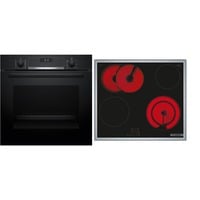 Bosch HBD631CS62  Serie 6, Backofen-Set schwarz/silber