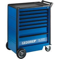 GEDORE Werkzeugwagen 2005 0511 mit 7 Schubladen blau/schwarz