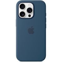 Apple Silikon Case mit MagSafe, Handyhülle dunkelblau, iPhone 16 Pro