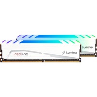 Mushkin DIMM 16 GB DDR4-3200 (2x 8 GB) Dual-Kit, Arbeitsspeicher weiß, MLB4C320EJJP8GX2, Redline Lumina White, INTEL XMP