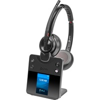 Poly Poly Savi 8420 Office DECT, Headset schwarz, Stereo, USB-A, USB-C, Microsoft Teams