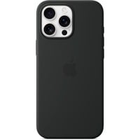 Apple Silikon Case mit MagSafe, Handyhülle schwarz, iPhone 16 Pro Max