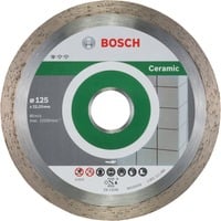 Bosch Diamanttrennscheibe Standard for Ceramic, Ø 125mm 10 Stück, Bohrung 22,23mm