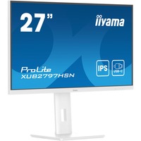 iiyama ProLite XUB2797HSN-W2, LED-Monitor 68.5 cm (27 Zoll), weiß (matt), FullHD, IPS, USB-C, RJ-45, 100Hz Panel