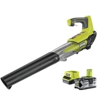 Ryobi ONE+ Akku-Laubgebläse RBL18JB40F, 18Volt, Laubbläser grün/schwarz, Li-Ionen Akku 4,0Ah