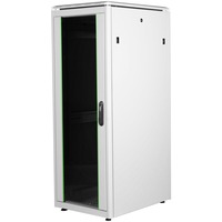 Digitus Netzwerkschrank Unique Serie - 600x800 mm (BxT), IT-Schrank hellgrau, 32 Höheneinheiten