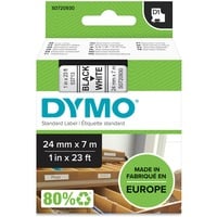 Dymo D1 ORIGINAL Schriftband, schwarz auf weiß, 24mm x 7m S0720930