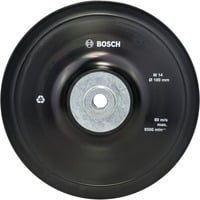 Bosch Stützteller für Fiberschleifscheiben 180mm, M14, Schleifteller 