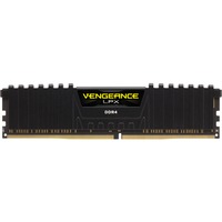 Corsair DIMM 16 GB DDR4-3000  , Arbeitsspeicher schwarz, CMK16GX4M1D3000C16, Vengeance LPX, INTEL XMP