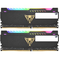 Patriot DIMM 16 GB DDR4-3600 (2x 8 GB) Dual-Kit, Arbeitsspeicher schwarz, PVSR432G360C0K, Viper Steel RGB, INTEL XMP