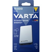 VARTA Powerbank Energy 15000 weiß/schwarz, 15.000 mAh