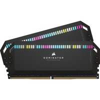 Corsair DIMM 32 GB DDR5-5200 (2x 16 GB) Dual-Kit, Arbeitsspeicher schwarz, CMT32GX5M2B5200C40, Dominator Platinum RGB, INTEL XMP